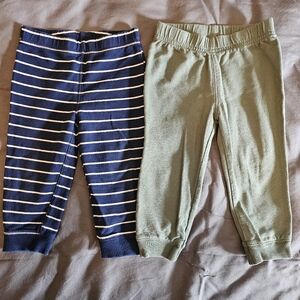 2x Carter's joggers, 24 months